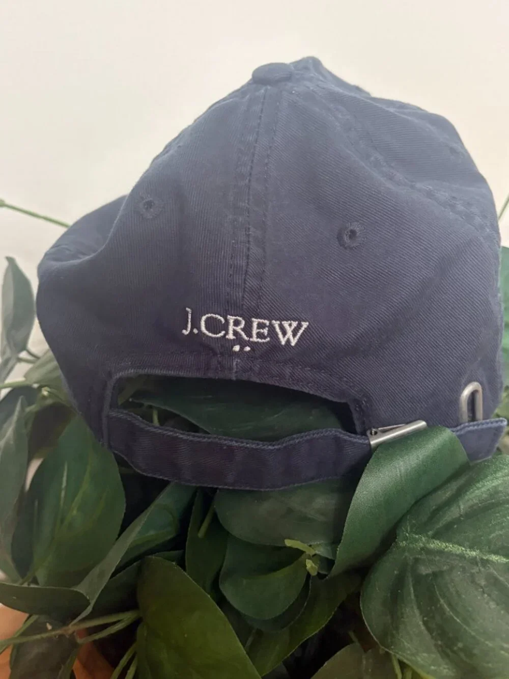 J. Crew Christmas Hat Cotton Navy Christmas Tree Truck